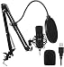 USB Microphone Kit, Plug & Play USB Computer Cardioid Mic Podcast Condenser Microphone with Professional Sound Chipset for PC Karaoke, YouTube, Gaming Recording