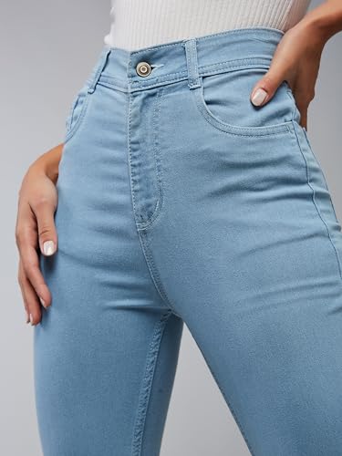Image of Dolce Crudo Distressed High Rise Skinny Jeans for Women