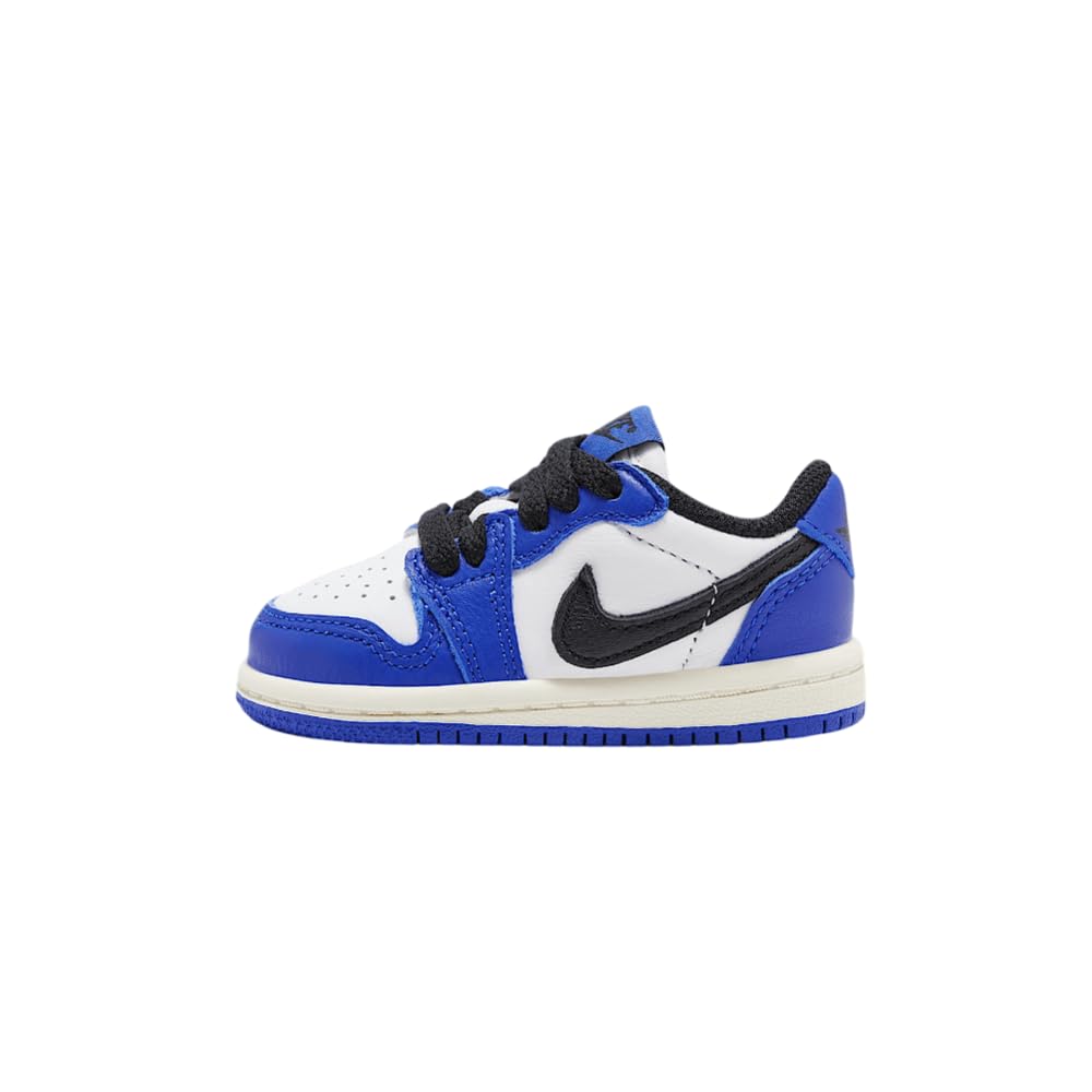 Jordan Toddler's 1 Retro Low OG White/Black-Game Royal-Sail (FQ5435 140) - 5