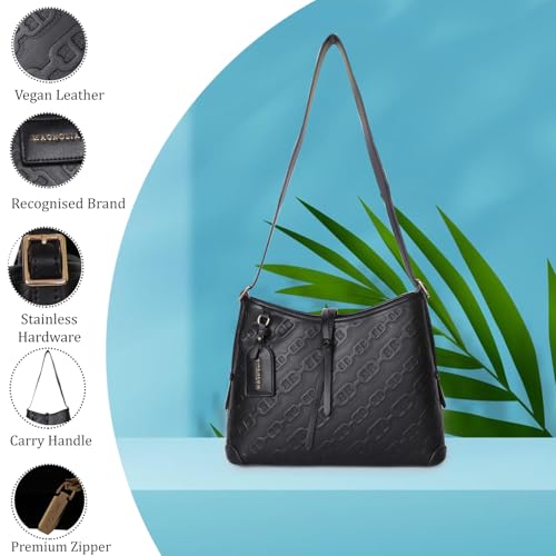 Image of MAGNOLIA Women's Crossbody Sling bag - Vegan Leather Long Shoulder Bag with Adjustable Strap handbags for Women