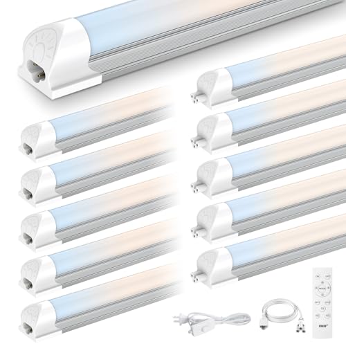JESLED LED Shop Light Review: Bright and Efficient 10 JESLED LED Shop Lights 4FT with Remote, 45W 5400LM Dimmable