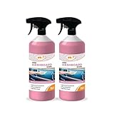 FILO Pink Car Dashboard Cleaner 2 x 1L – Car Interior Cleaner with Cherry Fragrance | Ultimate Shine for Dashboards, Vinyl & Rubber | Plastic Restorer & Interior Care