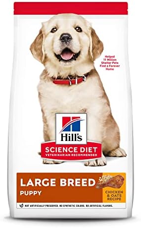 Hill's Science Diet Dry Dog Food, Puppy, Large Breeds, Chicken Meal and Oats Recipe, 30 lb. Bag