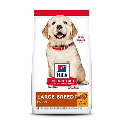 Hill's Science Diet Dry Dog Food, Puppy, Large Breeds, Chicken Meal and Oats Recipe, 30 lb. Bag
