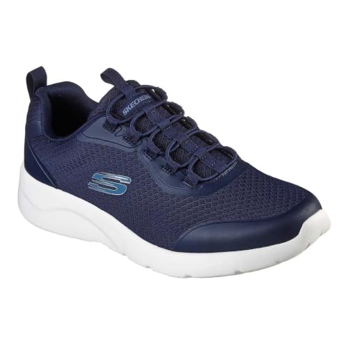 Skechers 894133 NVY, Basket Homme, Maille marine/synthétique/garniture, 46 EU