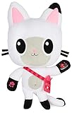 Gabby‘s Dollhouse, 33cm große Plüsch-Katze Talking Pandy Paws (deutsch: Panda Pfötchen) mit Lichtern, 2 englischen Liedern und 10 Geräuschen, geeignet für Kinder ab 3 Jahren