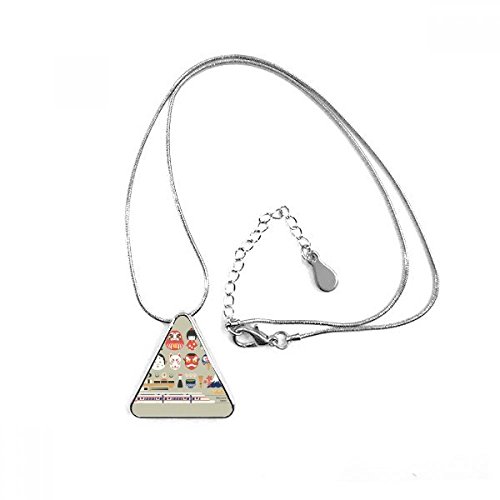 Collier Japonais pendentif triangle pour affirmer votre style sans fausse note