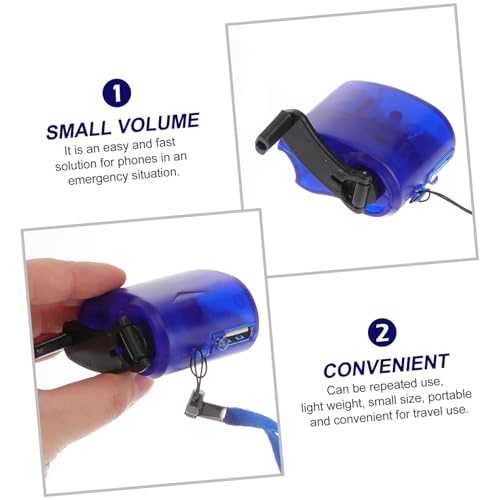 STOBOK cargador manual portátil 5 piezas para celular miniatura 7