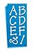 Westcott LetterCraft Reusable Plastic Stencil Spot, 2-Inch (15835)