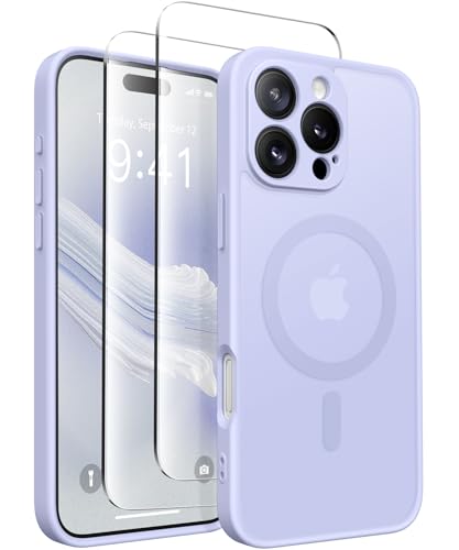 Coque compatible iPhone 16 Pro Max lilas mat pour sublimer votre quotidien