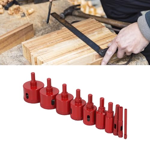 Kit de brocas de sierra de copa diamantada 10 piezas miniatura 2