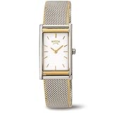 Wasserdichtigkeit: 5 bar Boccia Damen Analog Quarz Uhr mit Edelstahl Armband 3304-02