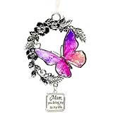 Mom, You Bring Joy to My Life Butterfly Ornament for Mother Christmas Ornament, Mother's Day, Birthday, Appreciation Gifts for Mom Butterfly Charm