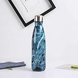 Su botella tiene lo mejor de ambos mundos, sin sudor ni preparación para viajar. La estructura de doble capa elimina la condensación y la acumulación de agua, por lo que es fácil transportar estas botellas cuando se viaja sin ensuciarse ni mojarse las manos.