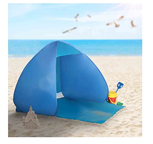 Tente de plage pop-up UV 40+ et dos refermable pour un abri ventilé