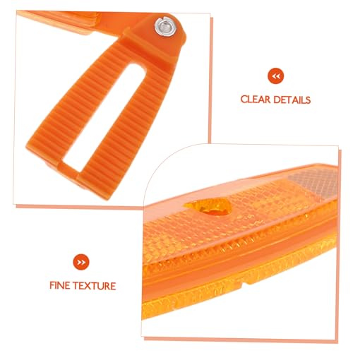 HOUDERCO 自転車用プラスチック製スポークリフレクター 取り付け簡単 夜間走行 向上 ホイール反射板