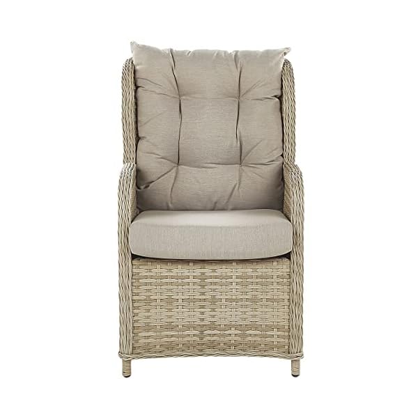 Ponza Lounge-Set Rattan Natur & Beige