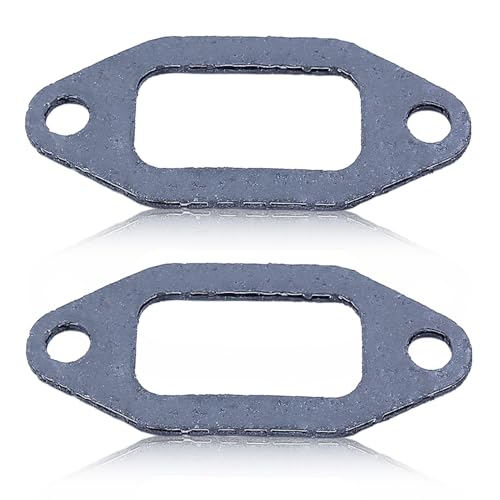Gubeter 2-teiliges Auspuff-Dichtungs-Kit, für Husqvarna 362 365 371 372 385 390 Kettensägen Teile, 503 77 59-01.
