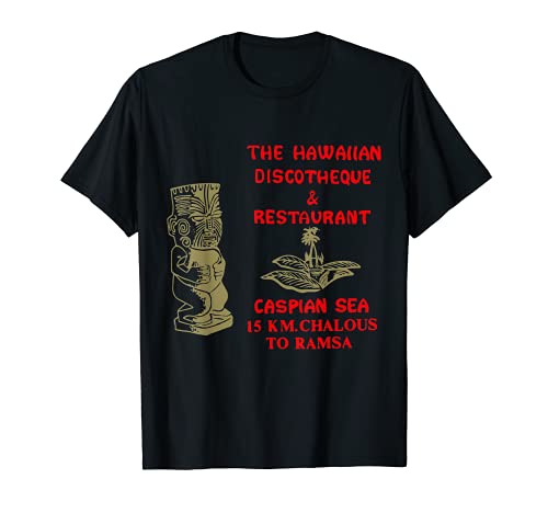 Tiki bar hawaïen discothèque iranienne vintage T-Shirt