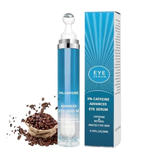 PYRUVAE Sérum Contour des Yeux avec Applicateur Roll-on - Soin Anti-Poches et Anti,Cernes...