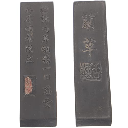 Bâtons d'encre de tradition chinoise Operitacx matériel dessin calligraphie encre solide 6pcs