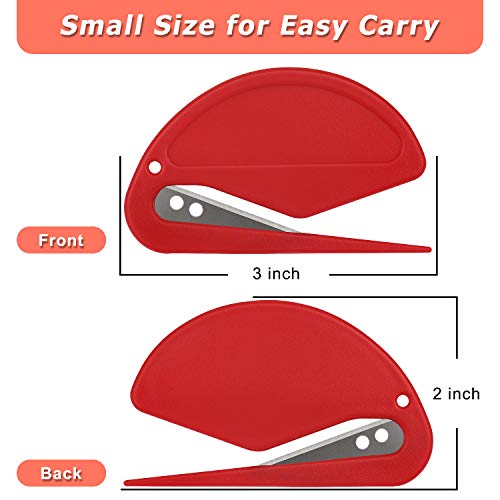 Hutou 3 Inch Letter Opener Envelope Slitter Set Sharp And Efficient Open Envelopes With Ease (Black/Red/Yellow/Green/Rose) #TOP2