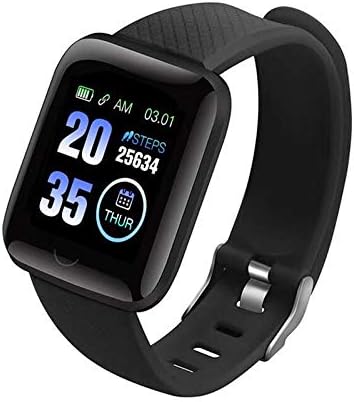 Peedeu D13 Smart Watch pulsera inteligente, IP67 impermeable Fitness  Tracker reloj inteligente, visualización a color reloj inteligente con  ritmo cardíaco, presión arterial, calorías, podómetro, monitor de sueño,  pulsera inteligente, Negro : Amazon.com.mx 