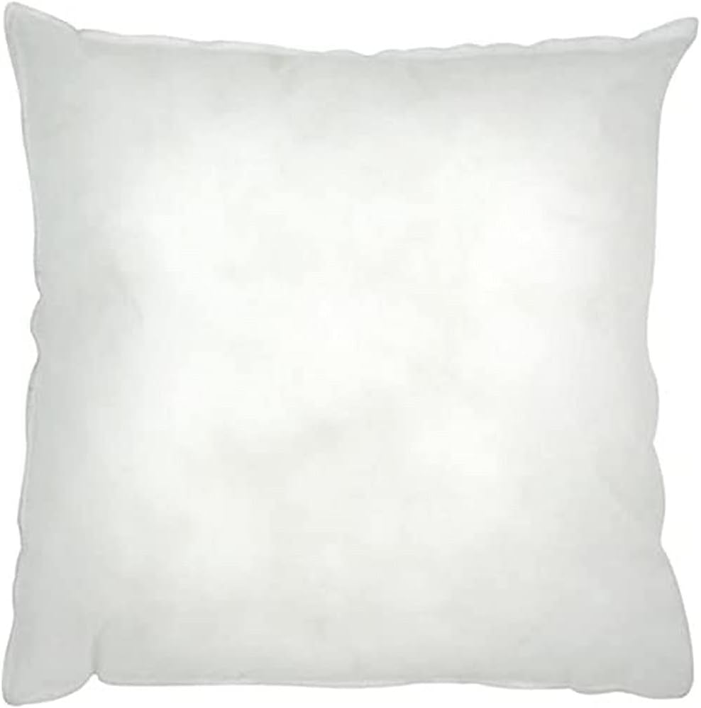 Riva Home Paoletti Hollowfibre Cushion Pad Insert Inner - Small Square Shape - 100% Polyester Filling - Double Stitched Edges - 30 x 30cm (12" x 12" inches) - Designed in the UK, White, CPAD3030
