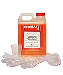 Rootblast Home & Garden Glyphosate Weedkiller | Commercial Strength Weed Killer | Treats up to 3332 sq.m | 2 x 1 Litre Bottle + Complimentary Measuring Cup & Gloves, White