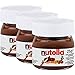 3x Ferrero Nutella World Glas Brotaufstrich Schokolade 25g