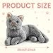 Imagen de GVMJHYK Peluche De Gato Realista