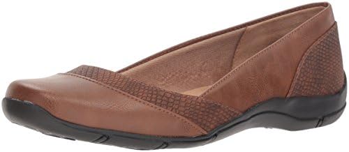 LifeStride Damen Deja Vu Ballerinas, Hellbraun, 39 EU Weit