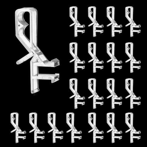 20 Pcs Hidden Channel Valance Clips for Blinds Blind Clips for Valance