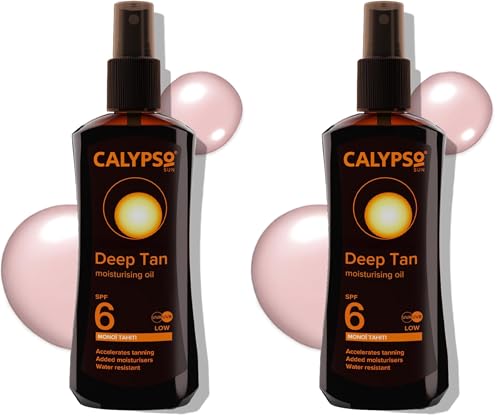 Image of Calypso Deep Tanning Oil Spray SPF6 Monoi Tahiti (Pack of 2)