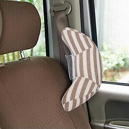 Image of Kids Car Seat Travel Neck Pillow Soft Neck Support Cushion Car Seat Belt Cover Cushion Pillow Car Seatbelt Shoulder Pad Head Neck Support Pillow Seat Strap Pillow for Car Airplane Pushchair Travel