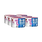 Owens Corning R-19 Faced Fiberglass Roll 15' Wide