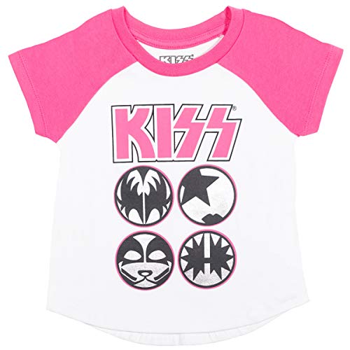 KISS Rock Band Girls 2 Pack Graphic Short Sleeve T-Shirt4