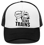 Imprimé en UE VENDAX I Like Trains Casquette De Baseball Rapper Cap