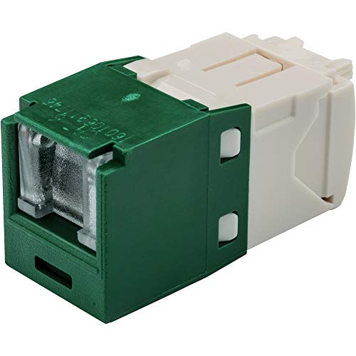 パンドウイット Cat6 シャッター付モジュラージャック 緑 CJH688TGGR