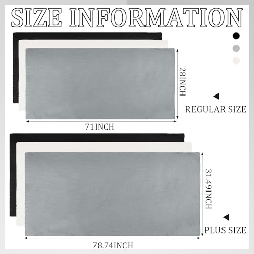 Patelai 3 Pcs Sun Shawl Sun Protection Beach Travel Shawl Women's Beach Wraps for Women Travel Essentials (71 x 28 Inch,Black,Dark Gray,White)