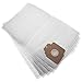 Produktbild vhbw 10x Staubsaugerbeutel, Mikrovlies, 40,45cm x 25,6cm, Weiß, kompatibel mit Kärcher CV 48/2 Adv, CV 38/2 Professional