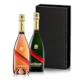 The Wine Guys - Geschenkset „The G.H. Mumm couple“ mit zwei Flaschen Champagner in einem Geschenkkarton | G.H. Mumm Grand Cordon (1x 0,75l) und G.H. Mumm Grand Cordon Rosé als Geschenkset