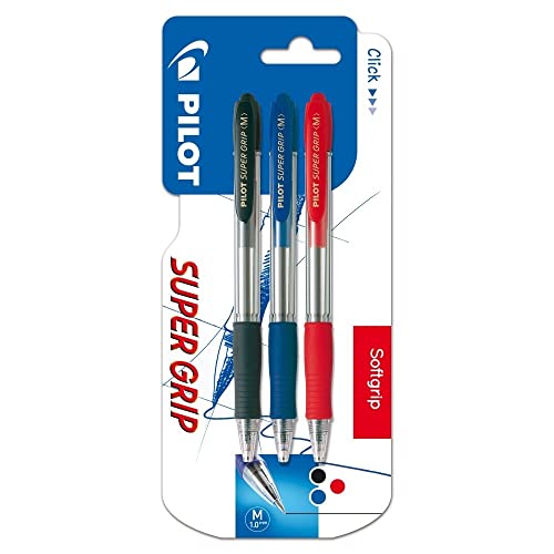 Pilot Supergrip   Blíster de bolígrafos, 3 unidades