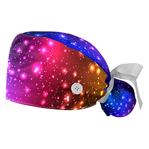 Casquettes de travail respirantes JDEZ à motif galaxie anti-sueur