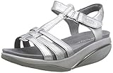 Suola in gomma MBT Rani W, Sandali con Chiusura a T Donna, Argento (Silver Metallic 1299i), 39 EU