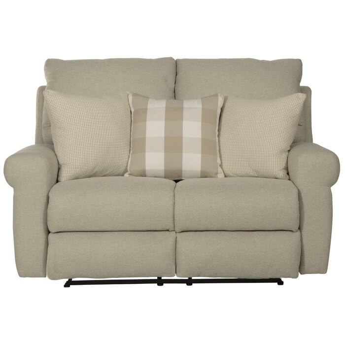 Image of Torque - Avalon 2 Seater Fabric Manual Recliner | Recliner Sofa /Chair for Living Room, Bedroom, Office (Beige) | 1 Year Warranty