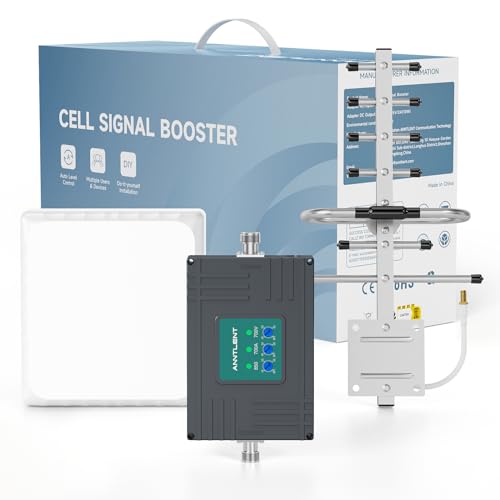 Amplificateur de téléphone cellulaire pour maison et chalet | Jusqu'à 4 500 m² | Amplificateur de signal de téléphone cellulaire 5G 4G LTE pour tous les transporteurs canadiens – Telus, Bell, Rogers
