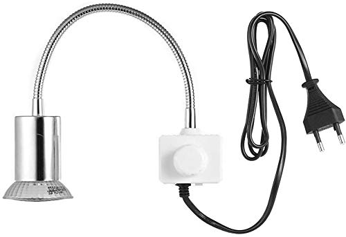 Decdeal Schildpad, warmtelamp voor aquarium, reptiel, met clip, 25 W, 360 graden draaibaar - Afbeelding 8