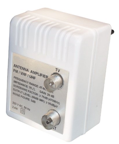 Preisvergleich Produktbild Transmedia FP4iL Stecker Antennenverstärker (47-862MHz, Verstärkung 20dB)