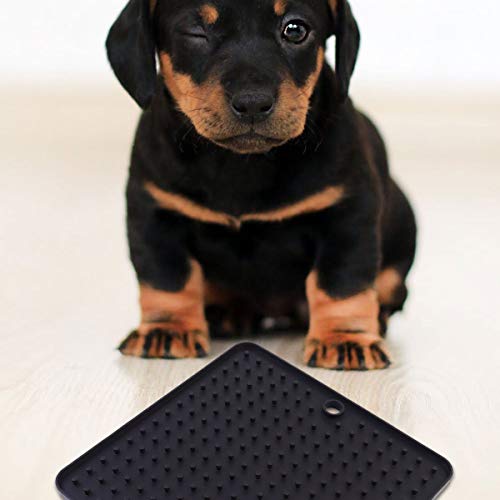 Pet Almofada de silicone para lamber alimentos para animais de estimação Almofada de alimentação cri